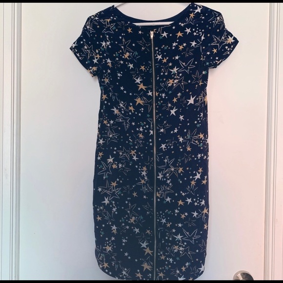 100% silk navy Yumi Kim dress - Picture 2 of 3